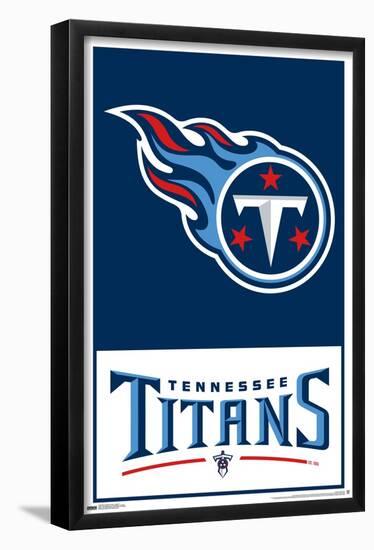 NFL Tennessee Titans - Logo 21-Trends International-Framed Poster