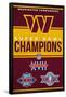 NFL Washington Commanders - Champions 23-Trends International-Framed Poster