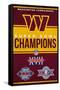 NFL Washington Commanders - Champions 23-Trends International-Framed Stretched Canvas