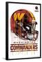 NFL Washington Commanders - Drip Helmet 22-Trends International-Framed Poster