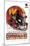 NFL Washington Commanders - Drip Helmet 22-Trends International-Mounted Poster