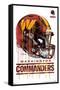 NFL Washington Commanders - Drip Helmet 22-Trends International-Framed Stretched Canvas