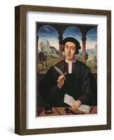 Ng 2273 Portrait of a Man, C.1510-20 (Panel)-Quentin Massys-Framed Giclee Print