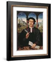 Ng 2273 Portrait of a Man, C.1510-20 (Panel)-Quentin Massys-Framed Giclee Print