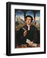 Ng 2273 Portrait of a Man, C.1510-20 (Panel)-Quentin Massys-Framed Giclee Print