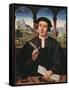 Ng 2273 Portrait of a Man, C.1510-20 (Panel)-Quentin Massys-Framed Stretched Canvas