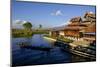 Nga Pe Chaung Teak Wood Monastery (Jumping Cat Monastery), Inle Lake, Shan State-Nathalie Cuvelier-Mounted Photographic Print