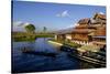 Nga Pe Chaung Teak Wood Monastery (Jumping Cat Monastery), Inle Lake, Shan State-Nathalie Cuvelier-Stretched Canvas