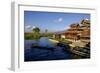 Nga Pe Chaung Teak Wood Monastery (Jumping Cat Monastery), Inle Lake, Shan State-Nathalie Cuvelier-Framed Photographic Print