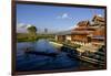 Nga Pe Chaung Teak Wood Monastery (Jumping Cat Monastery), Inle Lake, Shan State-Nathalie Cuvelier-Framed Photographic Print