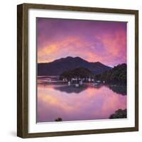 Ngakuta Bay, Queen Charlotte Sound, Marlborough Sounds, South Island, New Zealand-Doug Pearson-Framed Photographic Print