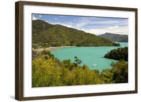 Ngakuta Bay, Queen Charlotte Sound, Near Picton-Stuart Black-Framed Photographic Print