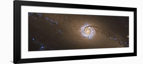Ngc 1097, a Barred Spiral Galaxy in the Constellation Fornax-null-Framed Photographic Print