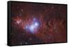 Ngc 2264, the Cone Nebula Region-null-Framed Stretched Canvas