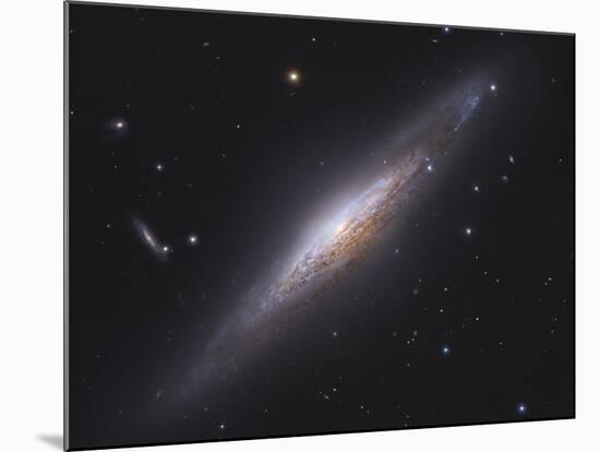 Ngc 2683, Spiral Galaxy in Lynx-null-Mounted Photographic Print