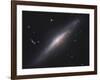 Ngc 2683, Spiral Galaxy in Lynx-null-Framed Photographic Print