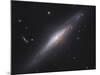 Ngc 2683, Spiral Galaxy in Lynx-null-Mounted Photographic Print