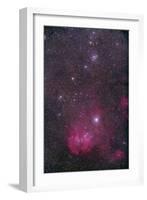 Ngc 3766 and the Lambda Cen Nebula in the Constellation Centaurus-null-Framed Photographic Print