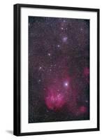 Ngc 3766 and the Lambda Cen Nebula in the Constellation Centaurus-null-Framed Photographic Print