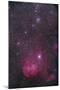 Ngc 3766 and the Lambda Cen Nebula in the Constellation Centaurus-null-Mounted Photographic Print