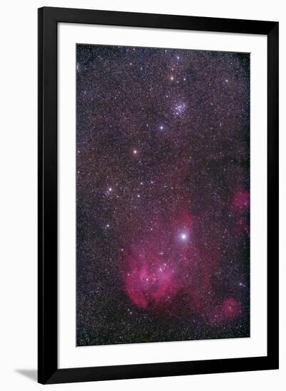 Ngc 3766 and the Lambda Cen Nebula in the Constellation Centaurus-null-Framed Photographic Print