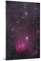 Ngc 3766 and the Lambda Cen Nebula in the Constellation Centaurus-null-Mounted Photographic Print