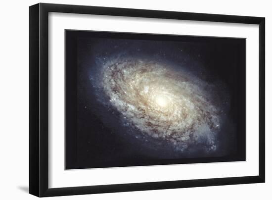 NGC 4414-null-Framed Art Print