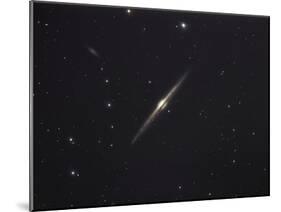 NGC 4565, An Edge-on Unbarred Spiral Galaxy in the Constellation Coma Berenices-Stocktrek Images-Mounted Photographic Print