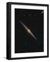 NGC 4565 is an Edge-On Barred Spiral Galaxy in the Constellation Coma Berenices-Stocktrek Images-Framed Photographic Print