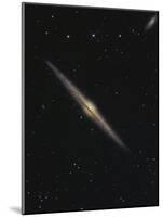 NGC 4565 is an Edge-On Barred Spiral Galaxy in the Constellation Coma Berenices-Stocktrek Images-Mounted Photographic Print