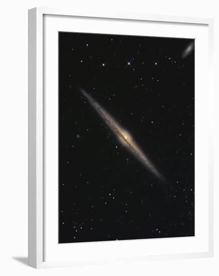 NGC 4565 is an Edge-On Barred Spiral Galaxy in the Constellation Coma Berenices-Stocktrek Images-Framed Photographic Print