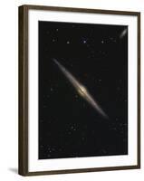 NGC 4565 is an Edge-On Barred Spiral Galaxy in the Constellation Coma Berenices-Stocktrek Images-Framed Photographic Print