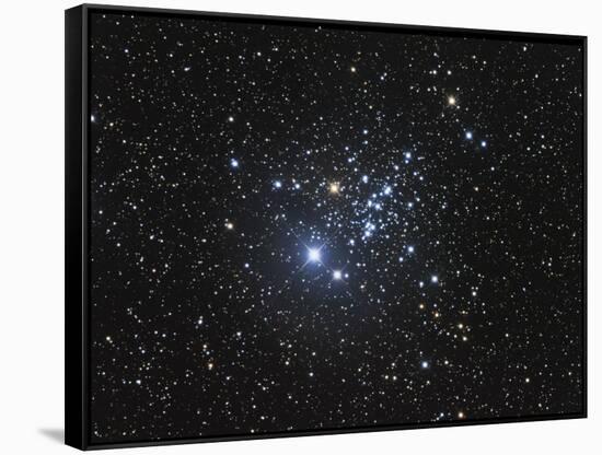 NGC 457 is an Open Star Cluster in the Constellation Cassiopeia-Stocktrek Images-Framed Stretched Canvas