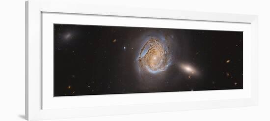 Ngc 4911, a Spiral Galaxy Located Within the Coma Cluster of Galaxies-null-Framed Photographic Print