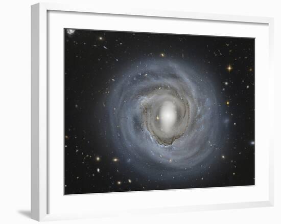 Ngc 4921, a Barred Spiral Galaxy in the Coma Cluster-null-Framed Photographic Print