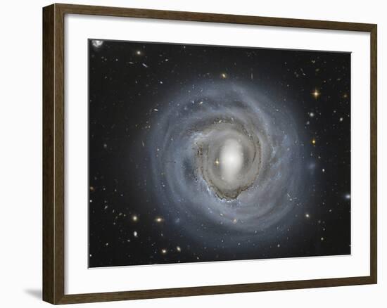 Ngc 4921, a Barred Spiral Galaxy in the Coma Cluster-null-Framed Photographic Print