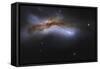 Ngc 520, a Pair of Colliding Spiral Galaxies-null-Framed Stretched Canvas
