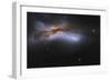 Ngc 520, a Pair of Colliding Spiral Galaxies-null-Framed Photographic Print