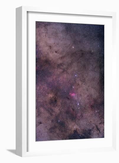 Ngc 6231 Area Oriented Equatorially-null-Framed Photographic Print