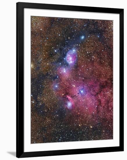 Ngc 6559 Emission and Reflection Nebulosity in Sagittarius-null-Framed Photographic Print