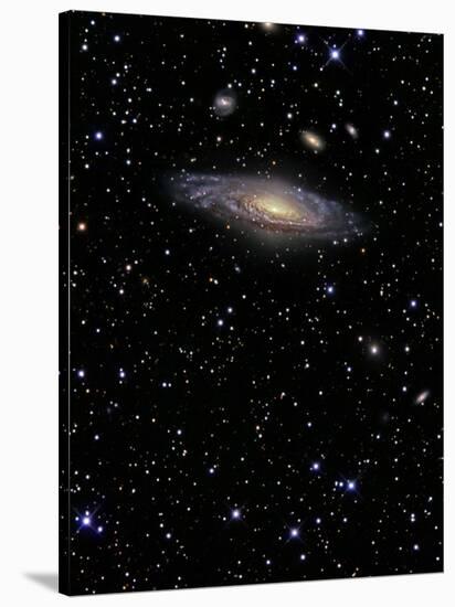 NGC 7331 is a Spiral Galaxy in the Constellation Pegasus-Stocktrek Images-Stretched Canvas