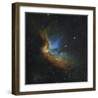 NGC 7380 in Hubble-palette Colors-Stocktrek Images-Framed Photographic Print