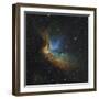 NGC 7380 in Hubble-palette Colors-Stocktrek Images-Framed Photographic Print