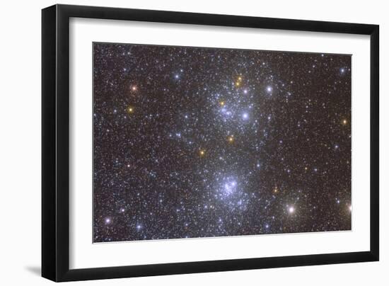 Ngc 884 and NGC 869, the Double Cluster in Perseus-null-Framed Photographic Print