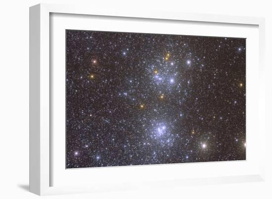 Ngc 884 and NGC 869, the Double Cluster in Perseus-null-Framed Photographic Print