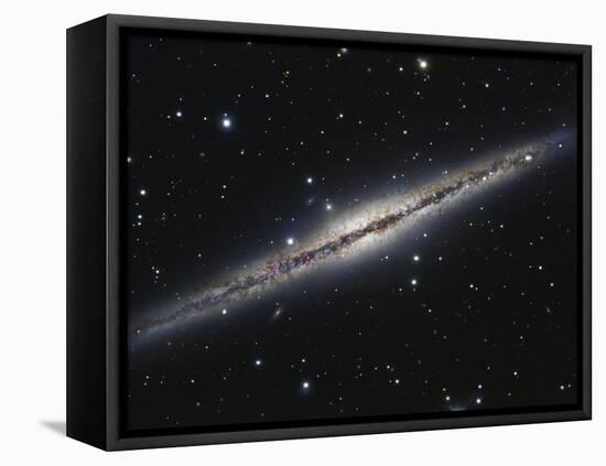 NGC 891, An Edge-on Spiral Galaxy in Andromeda-Stocktrek Images-Framed Stretched Canvas