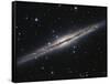 NGC 891, An Edge-on Spiral Galaxy in Andromeda-Stocktrek Images-Framed Stretched Canvas