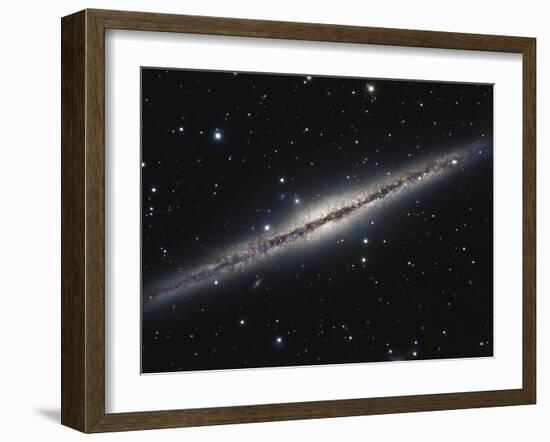 NGC 891, An Edge-on Spiral Galaxy in Andromeda-Stocktrek Images-Framed Premium Photographic Print