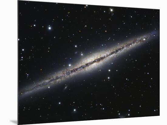 NGC 891, An Edge-on Spiral Galaxy in Andromeda-Stocktrek Images-Mounted Photographic Print