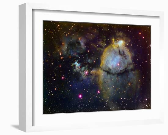 NGC 896 (Part of the Heart Nebula) in Cassiopeia-Stocktrek Images-Framed Premium Photographic Print